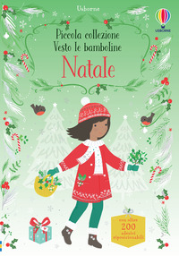 NATALE - PICCOLA COLLEZIONE VESTO LE BAMBOLINE CON ADESIVI