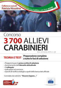 CONCORSO 3700 ALLIEVI CARABINIERI TEORIA E TEST