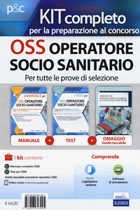 KIT COMPLETO OSS OPERATORE SOCIO SANITARIO