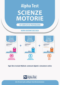 ALPHATEST SCIENZE MOTORIE KIT COMPLETO DI PREPARAZIONE 2023/2024