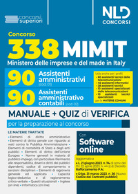 CONCORSO 338 POSTI MIMIT - PER I PROFILI 90 ASSISTENTI AMMINISTRATIVI 90 ASSISTENTI AMMINI