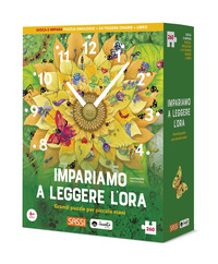 IMPARIAMO A LEGGERE L\'ORA - GIOCA E IMPARA CON 24 TESSERE ORARIE CON PUZZLE