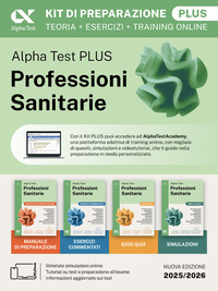 ALPHATEST PROFESSIONI SANITARIE - KIT DI PREPARAZIONE PLUSY PER L\'AMMISSIONE AI CORSI DI