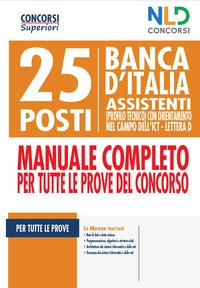 25 POSTI BANCA D\'ITALIA ASSISTENTI - MANUALE COMPLETO PER TUTTE LE PROVE DEL CONCORSO