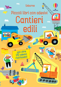 CANTIERI EDILI PICCOLI LIBRI CON ADESIVI