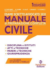 CIVILE MANUALE DI PREPARAZIONE COMPLETA ESAME SCRITTO AVVOCATO 2020 di CALO\' D. - CICINELLI E. - TRIOLO D.