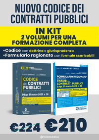 KIT NUOVO CODICE DEI CONTRATTI PUBBLICI 2024 - FORMULARIO RAGIONATO APPALTI 2024