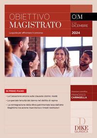 OBIETTIVO MAGISTRATO DICEMBRE 2024