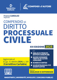 COMPENDIO DI PROCEDURA CIVILE - AGGIORNATO AL DECRETO CORRETTIVO CARTABIA 2024 2025 II EDIZIONE