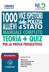 1000 ALLIEVI VICEISPETTORI POLIZIA DI STATO - MANUALE COMPLETO