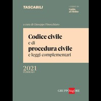 CODICE CIVILE E DI PROCEDURA CIVILE 2021 E LEGGI COMPLEMENTARI di FINOCCHIARO GIUSEPPE