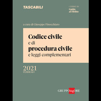 CODICE CIVILE E DI PROCEDURA CIVILE 2021 E LEGGI COMPLEMENTARI