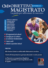 OBIETTIVO MAGISTRATO SETTEMBRE 2021