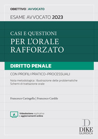 CASI E QUESTIONI PER L\'ORALE RAFFORZATO - DIRITTO PENALE