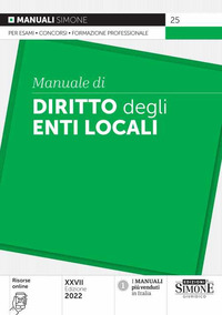 MANUALE DI DIRITTO DEGLI ENTI LOCALI