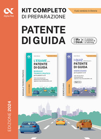 KIT COMPLETO DI PREPARAZIONE PATENTE DI GUIDA - MANUALE + ESERCIZIARIO