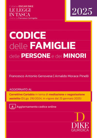 CODICE DELLE FAMIGLIE 2025 DELLE PERSONE E DEI MINORI