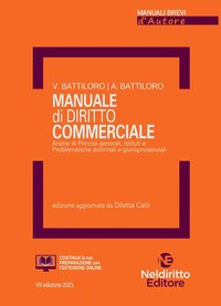 MANUALE DI DIRITTO COMMERCIALE di BATTILORO V. - BATTILORO A.