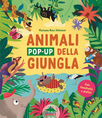 ANIMALI POP UP DELLA GIUNGLA - CON FINESTRELLE E ALETTE !