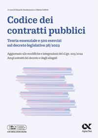 CODICE DEI CONTRATTI PUBBLICI - TEORIA ED ESERCIZI