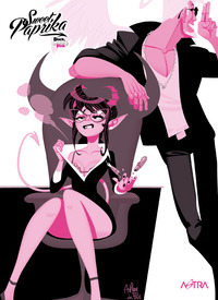BLACK WHITE AND PINK - SWEET PAPRIKA - COPERTINA VIOLA - EDIZIONE VARIANT