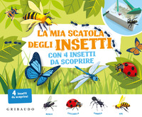MIA SCATOLA DEGLI INSETTI CON 4 INSETTI DA SCOPRIRE
