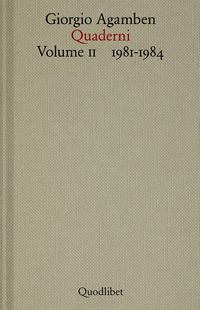 QUADERNI - VOLUME II 1981 - 1984