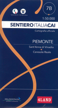 PIEMONTE. DA SANT\'ANNA DI VINADIO A CERESOLE REALE 1:50.000