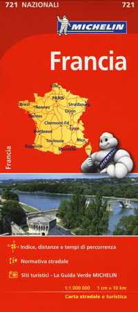 FRANCIA - CARTA STRADALE 1:1.000.000
