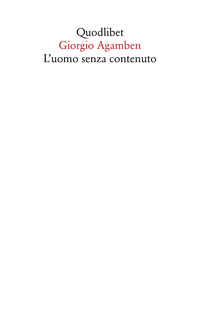 UOMO SENZA CONTENUTO