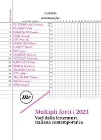 MULTIPLI FORTI - VOCI DALLA LETTERATURA ITALIANA 2023