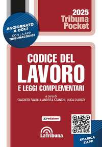 CODICE DEL LAVORO 2025 E LEGGI COMPLEMENTARI 2025