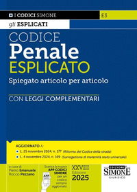 CODICE PENALE ESPLICATO - SPIEGATO ARTICOLO PER ARTICOLO