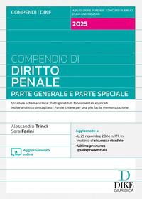 COMPENDIO DI DIRITTO PENALE - PARTE GENERALE E PARTE SPECIALE 2025