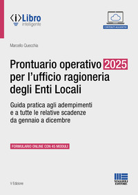 PRONTUARIO OPERATIVO 2025 PER L\'UFFICIO RAGIONERIA DEGLI ENTI LOCALI