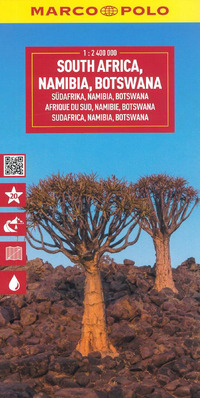 SUDAFRICA NAMIBIA E BOTSWANA 1:2.400.000