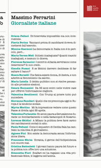 GIORNALISTE ITALIANE