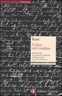CRITICA DEL GIUDIZIO