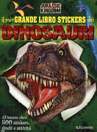 MIO GRANDE LIBRO STICKERS DEI DINOSAURI