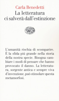 LETTERATURA CI SALVERA\' DALL\'ESTINZIONE