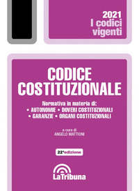 CODICE COSTITUZIONALE 2021
