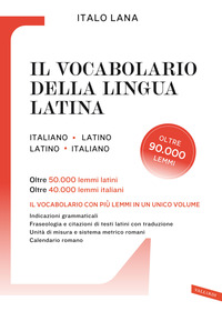 VOCABOLARIO DELLA LINGUA LATINA