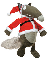LUPO DI NATALE - PELUCHE AMICO LUPO GRANDE