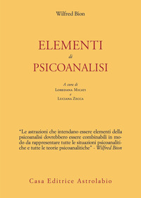 ELEMENTI DI PSICOANALISI