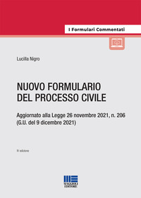 NUOVO FORMULARIO DEL PROCESSO CIVILE