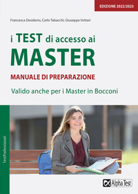 TEST DI ACCESSO AI MASTER - MANUALE DI PREPARAZIONE