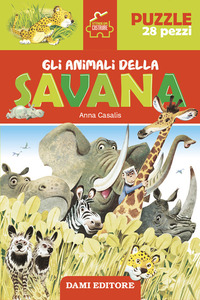 ANIMALI DELLA SAVANA - PUZZLE 28 PEZZI