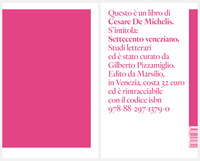 SETTECENTO VENEZIANO - STUDI LETTERARI