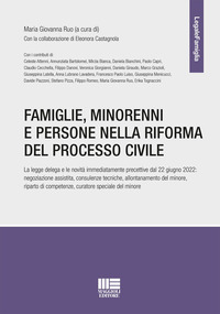 FAMIGLIE MINORENNI E PERSONE NELLA RIFORMA DEL PROCESSO CIVILE