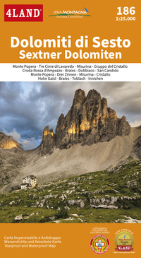 DOLOMITI DI SESTO - SEXTNER DOLOMITEN 1:25.000